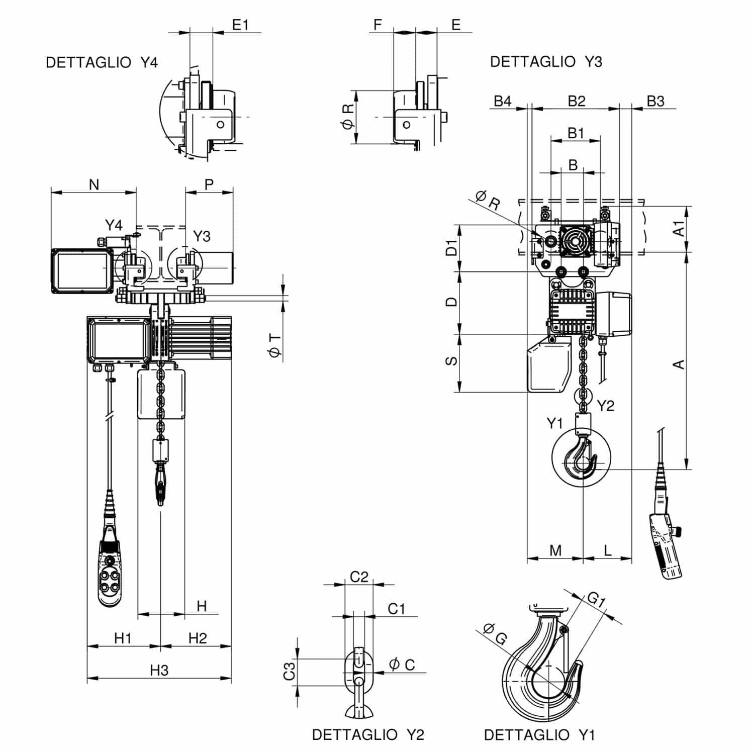 W1000 CE disegno