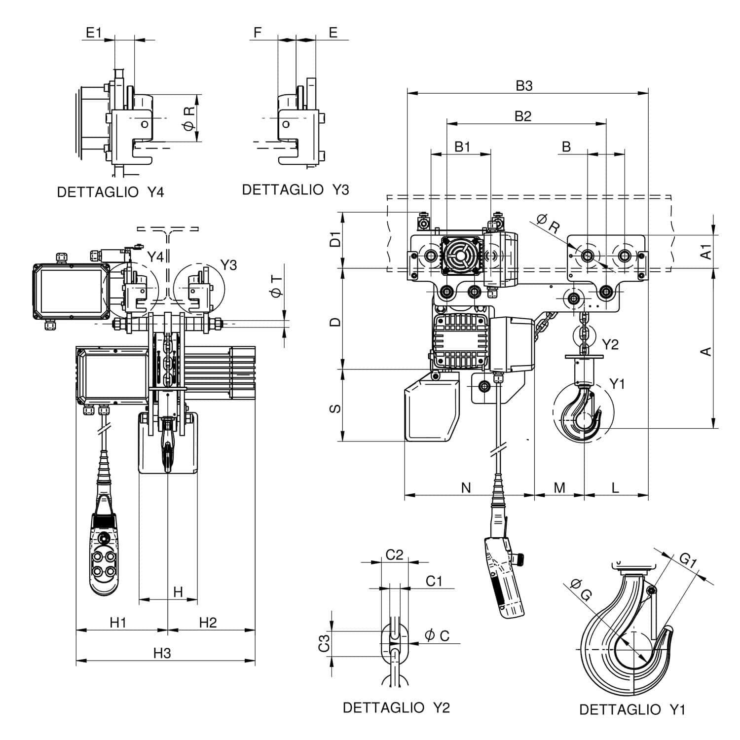 W1000 RE disegno