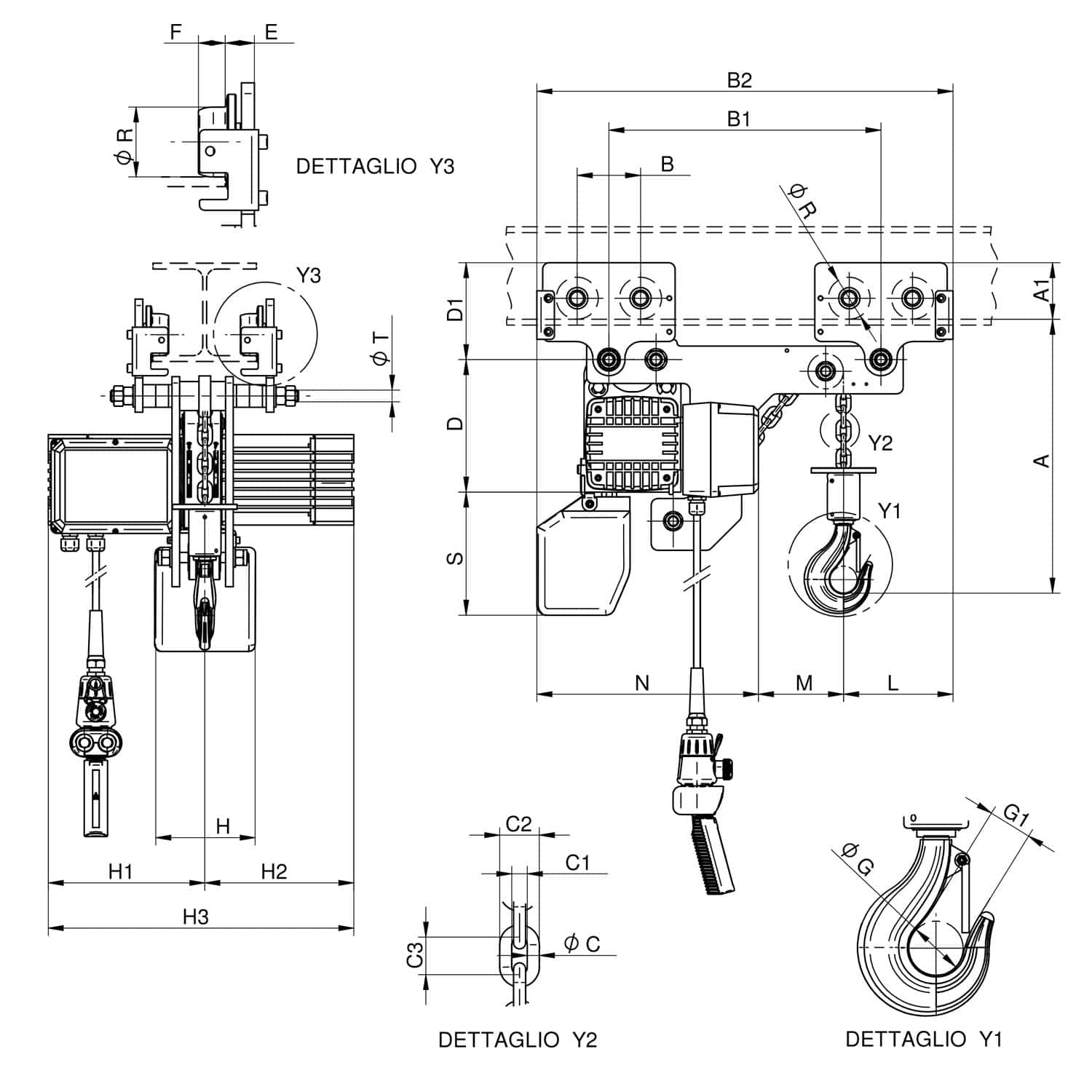 W1000 RS disegno