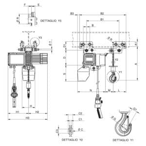 W500 RS disegno